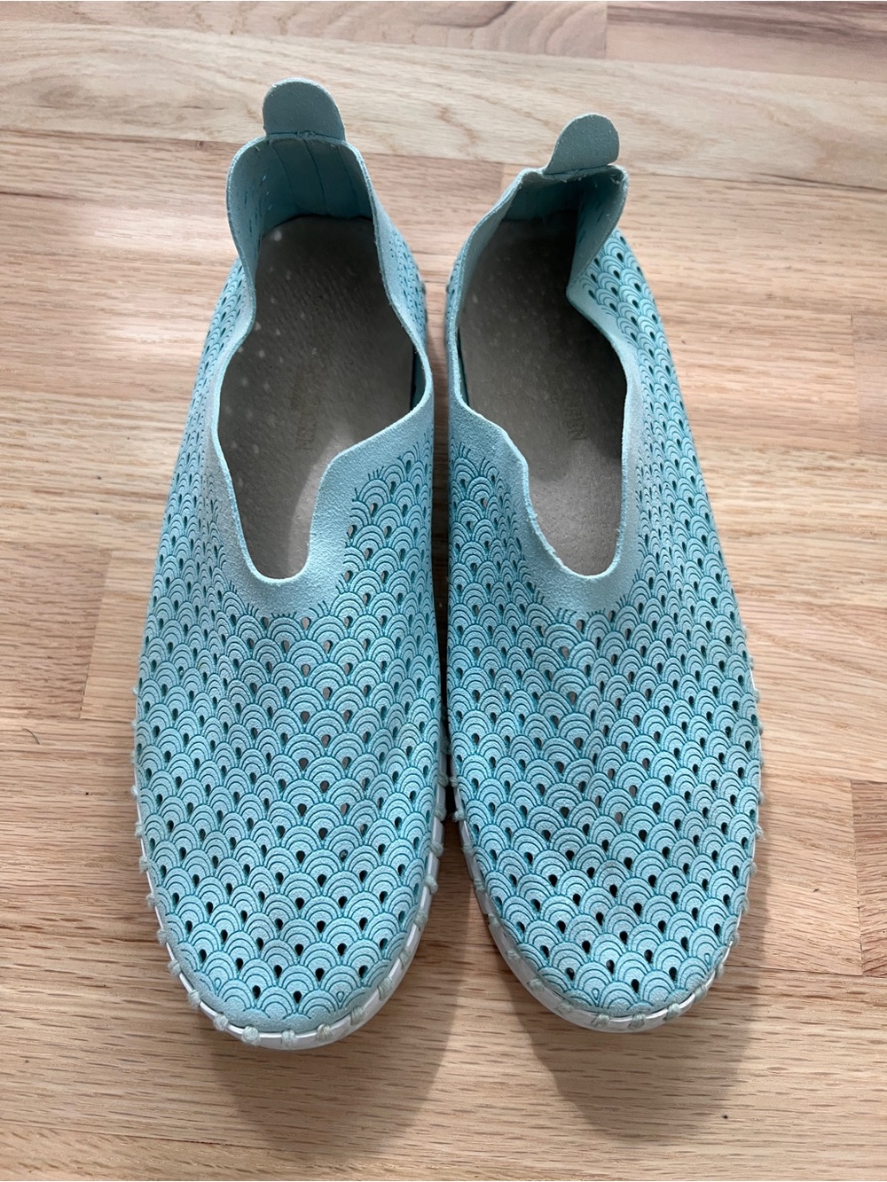 ILSE JACOBSEN TULIP SHOE TURQUOISE Size 40 US 9.5/19